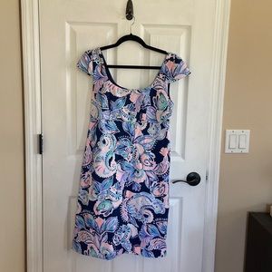 Lilly Pulitzer Laurent Dress - High Tide Navy Size 4